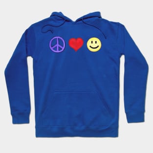 Peace Love Happiness Attire Hoodie